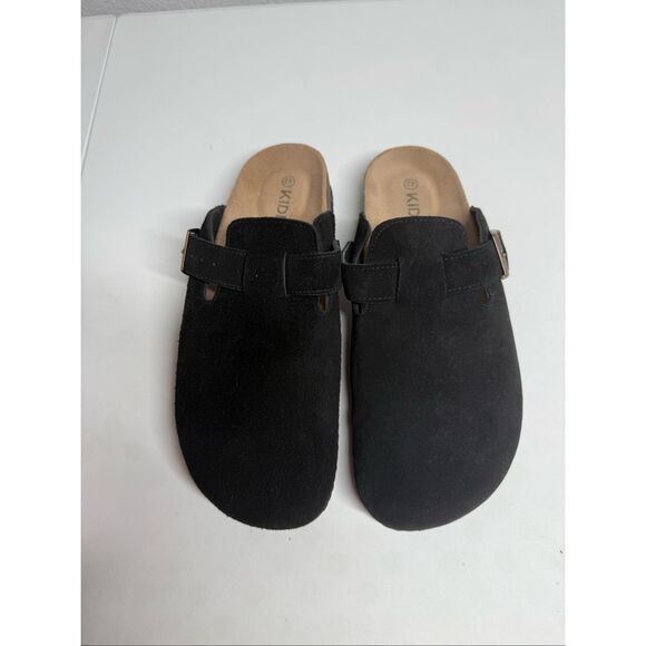 NWOT Kidmi Boston Style Clogs Black Suede Size 42 EU/ 11 USWomen’s /9,5US Men’s - Picture 3 of 9